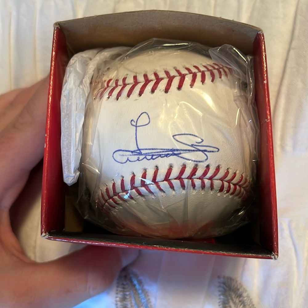 Authentic Luis Severino signed MLB Baseball